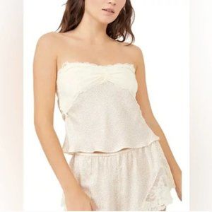 NWT Free People All Dressed Up SET of Camisole and shorts
